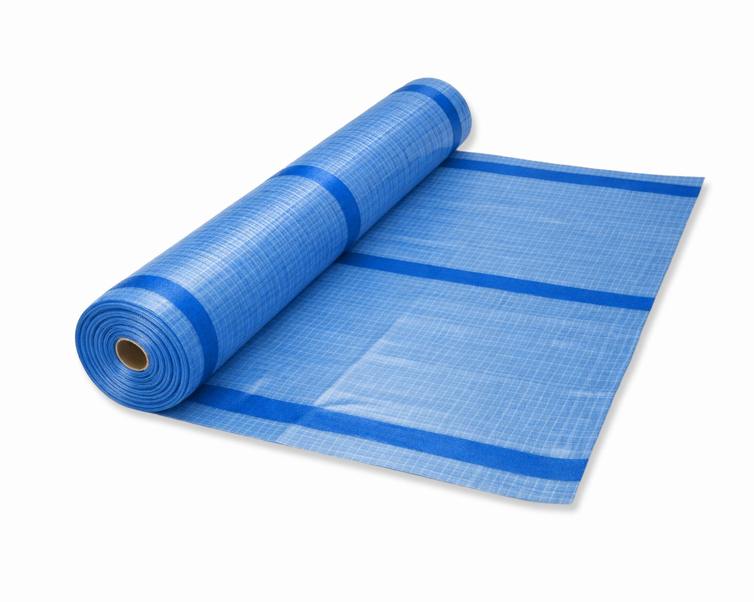 Blue Emergency Roof Sheeting - Fire Retardent