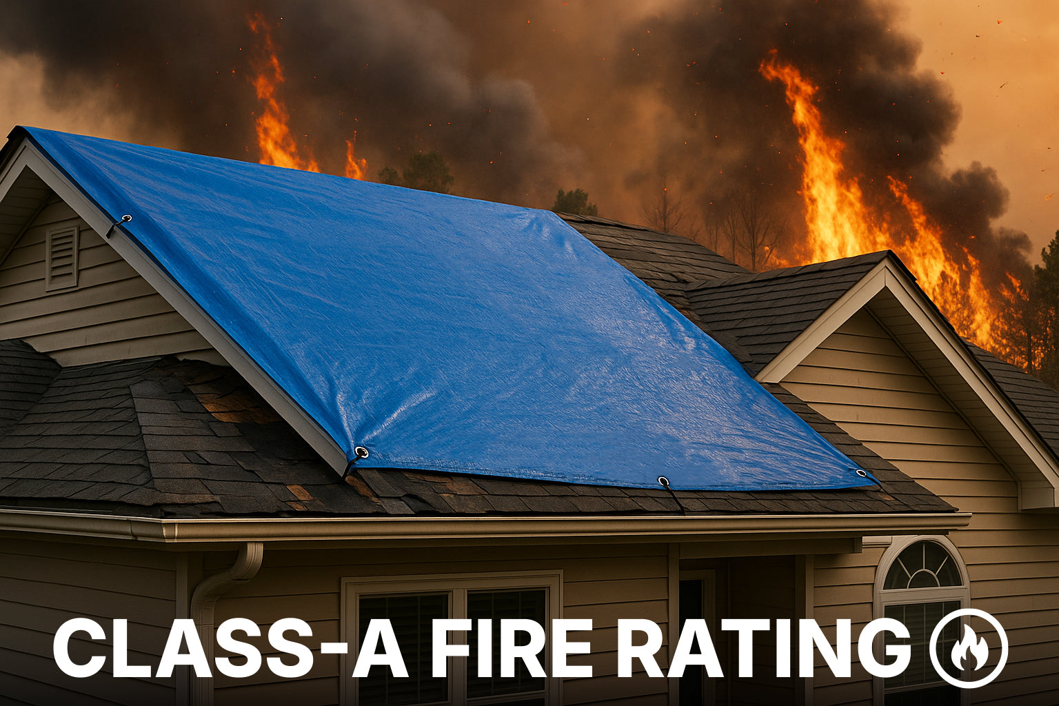 Emergency Roof Tarp Kit - Heavy Duty