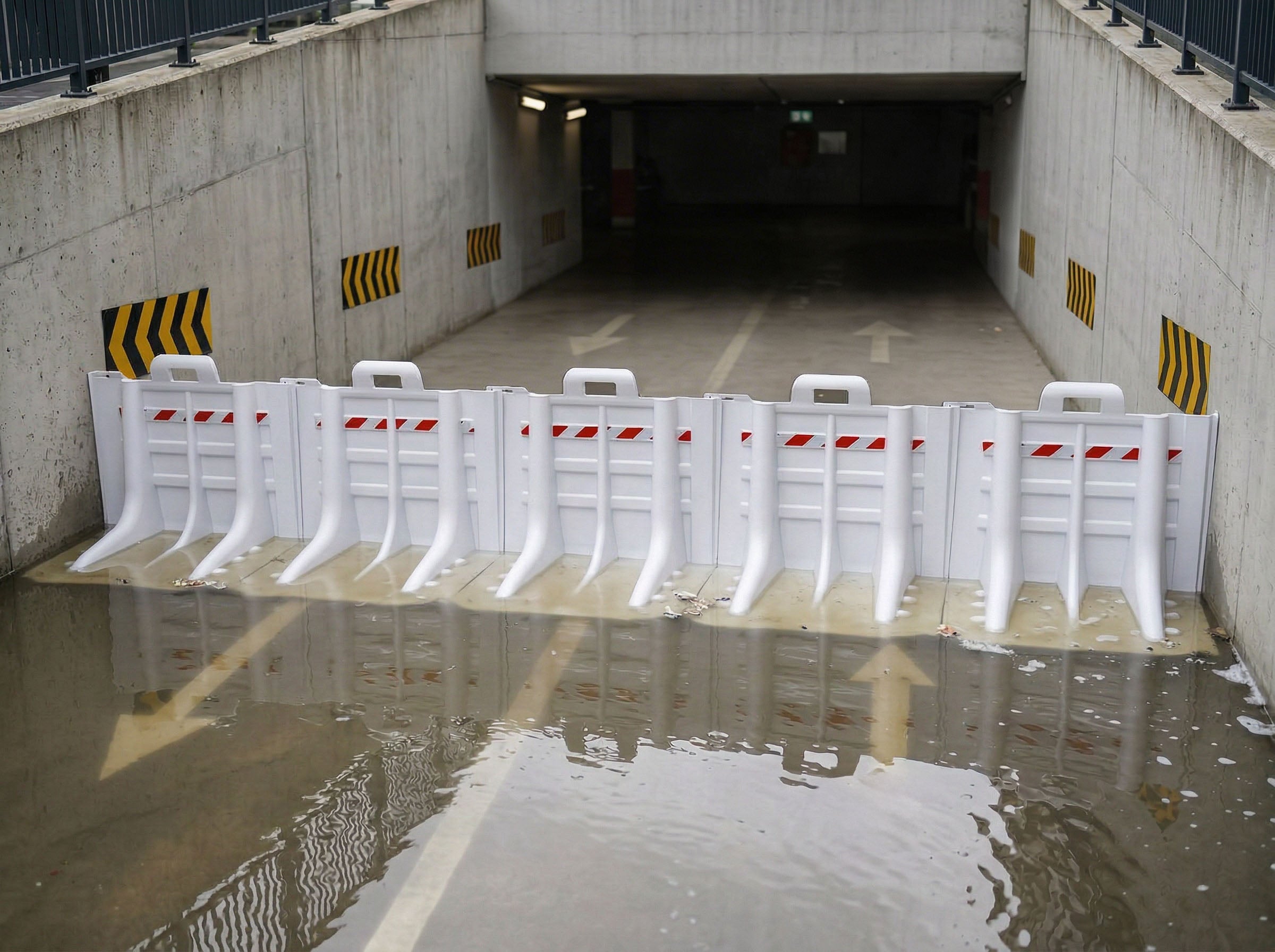 Modular Flood Barrier System - 39" Commercial, Rapid Deploy, Reusable