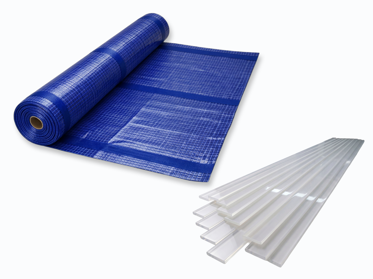 Emergency Roof Sheeting Blue