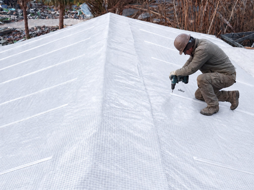 Emergency Roof Sheeting White