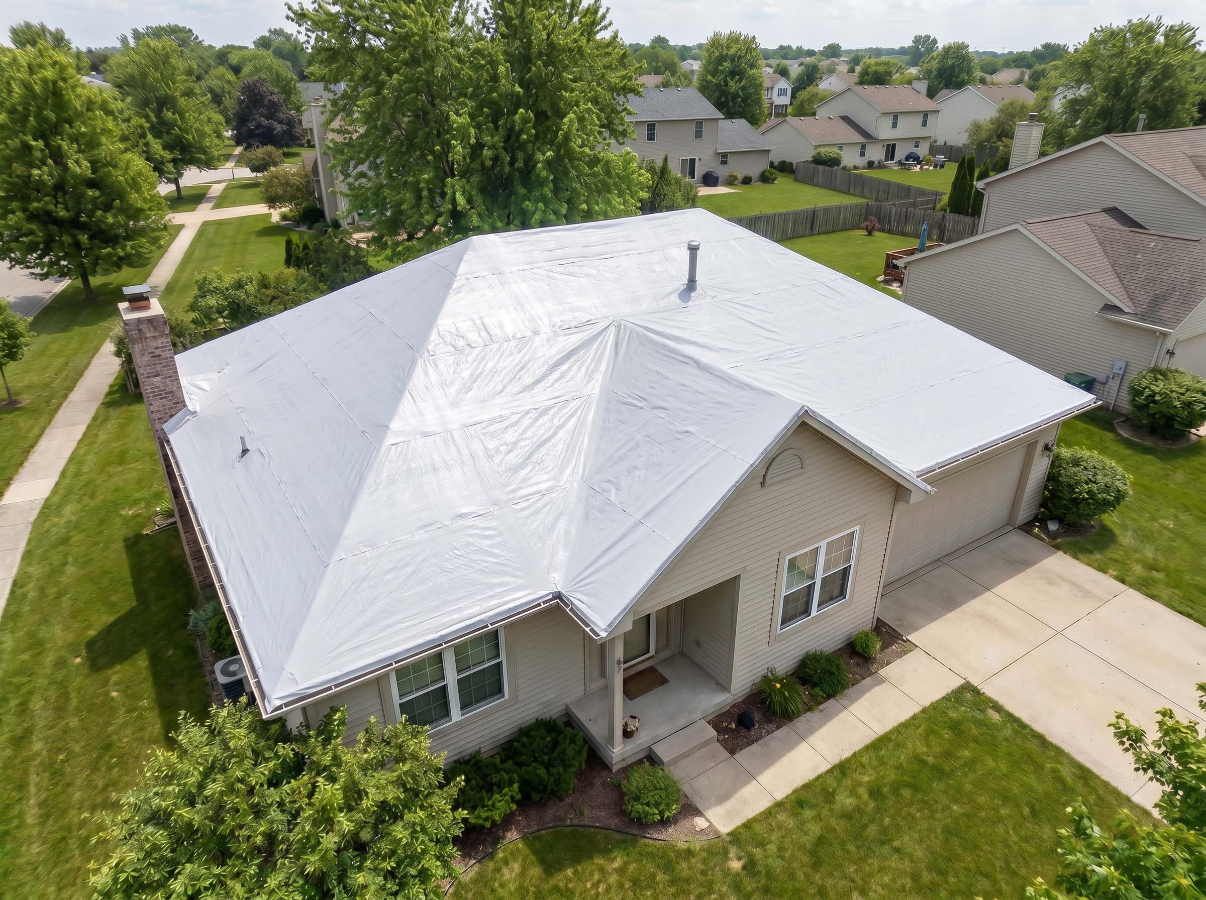Emergency Roof Sheeting White
