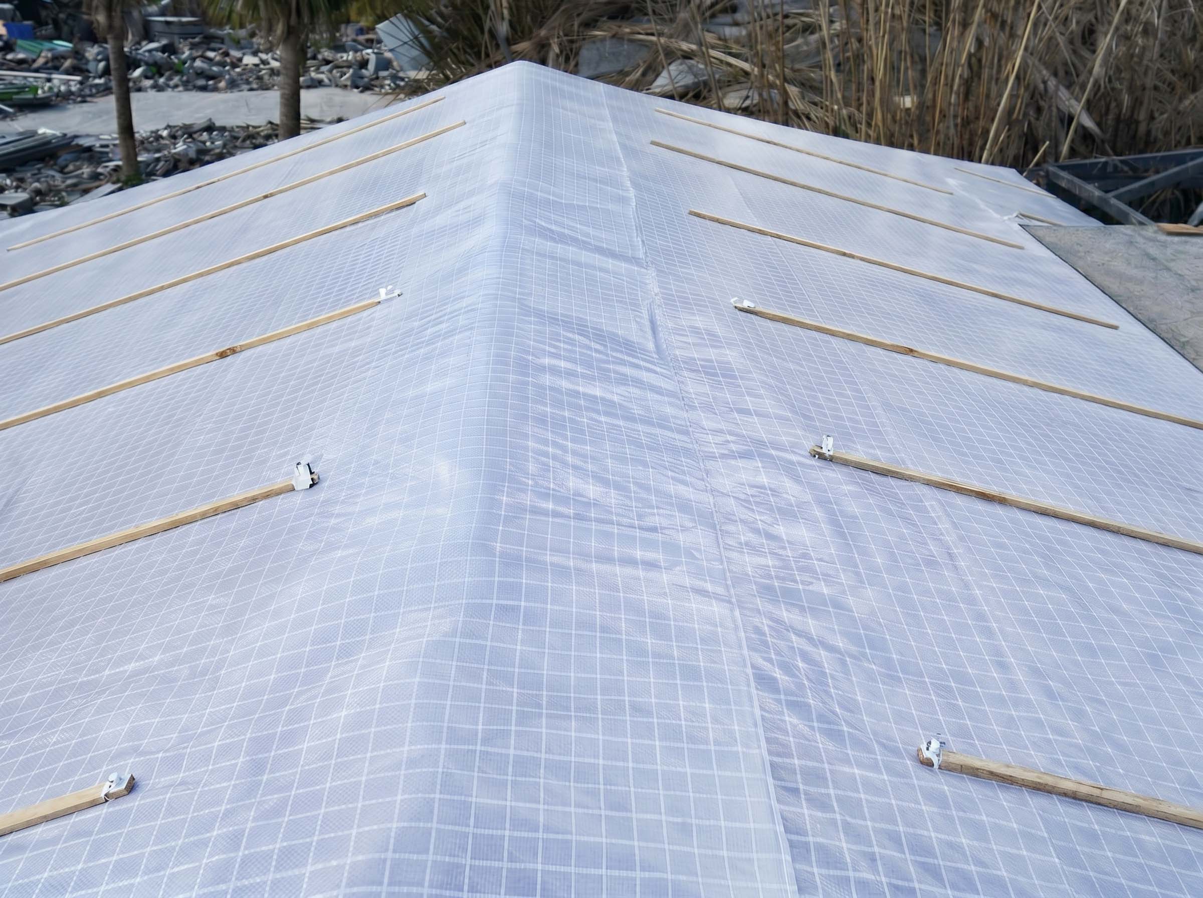 Emergency Roof Sheeting White