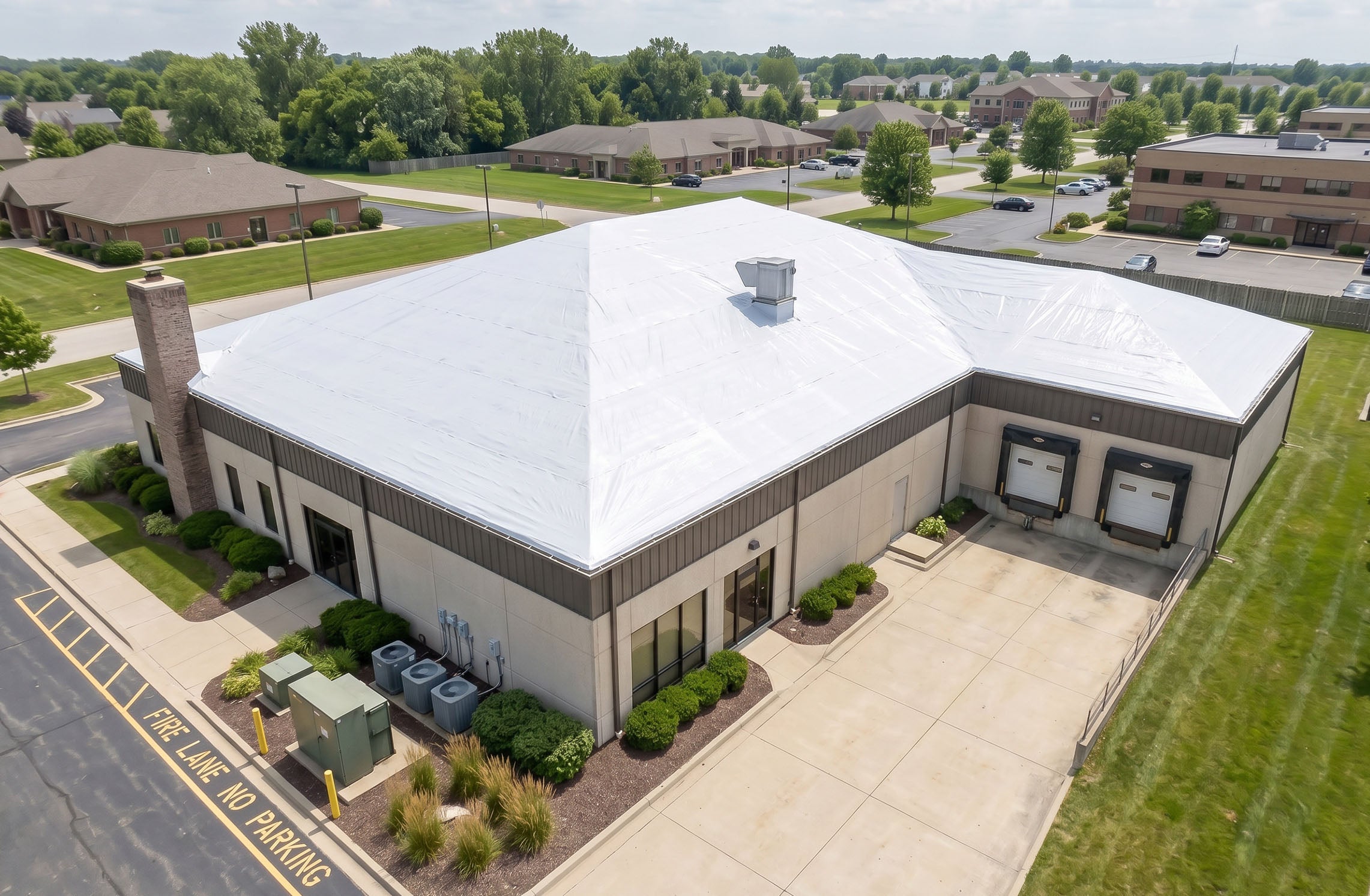 Emergency Roof Sheeting White