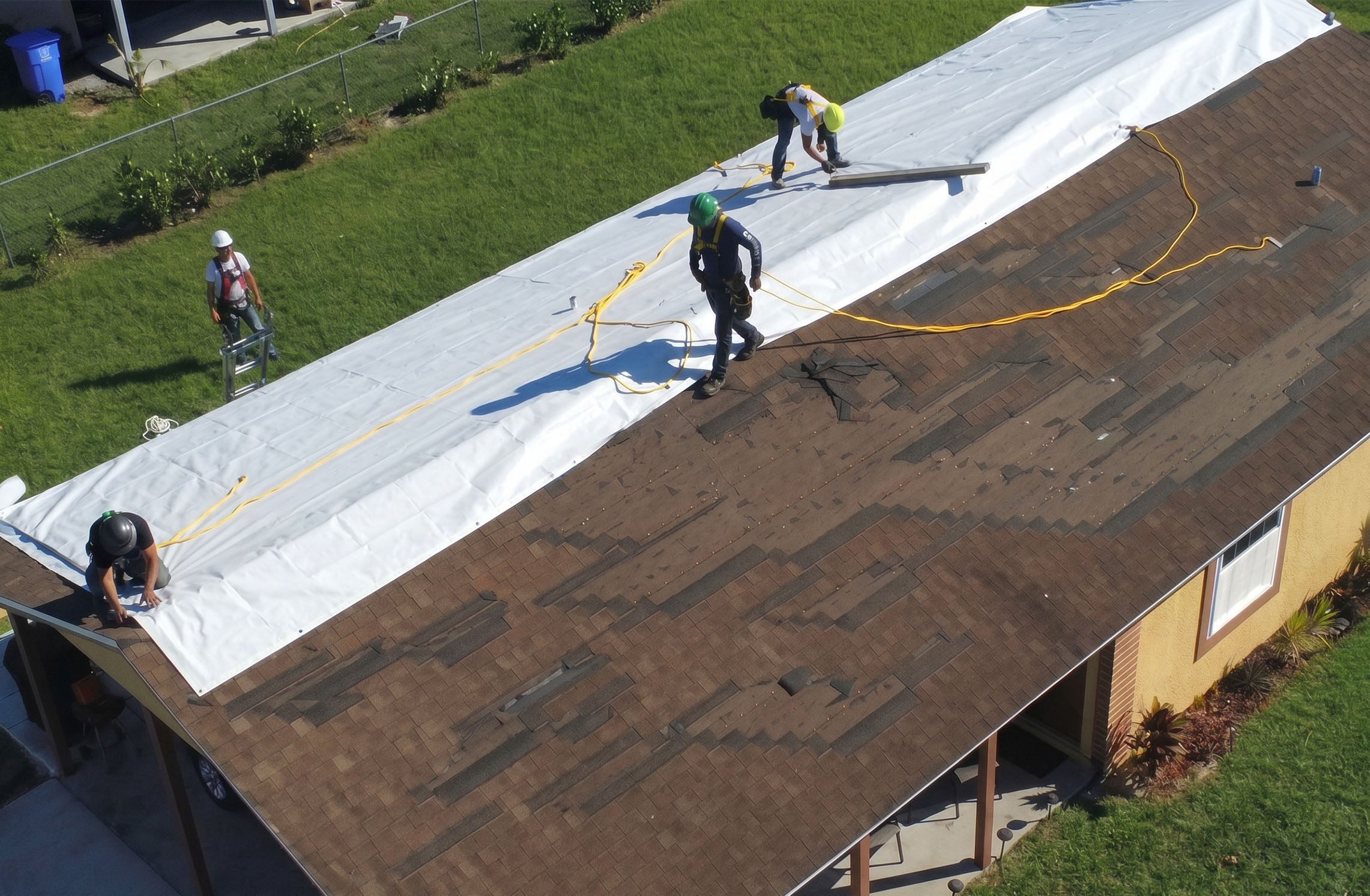 Emergency Roof Sheeting White