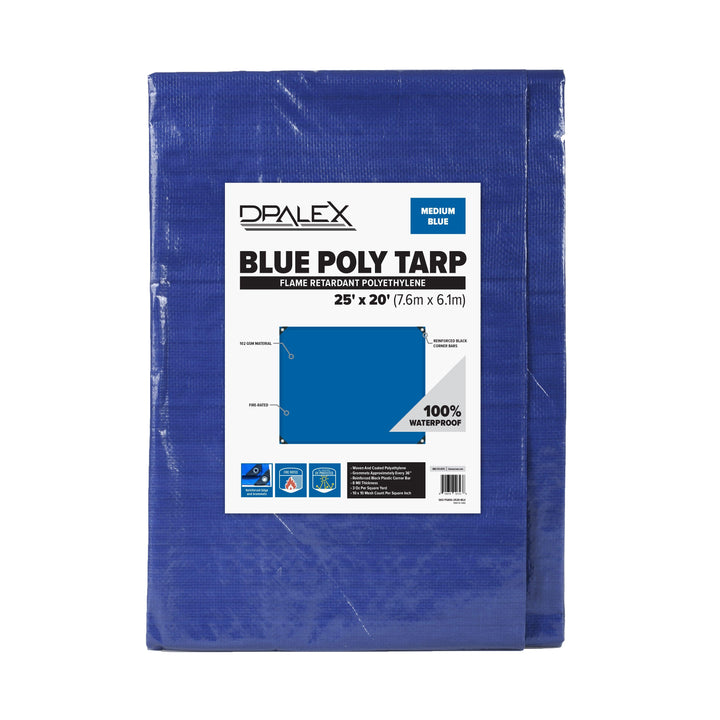 Blue Poly Tarpaulin