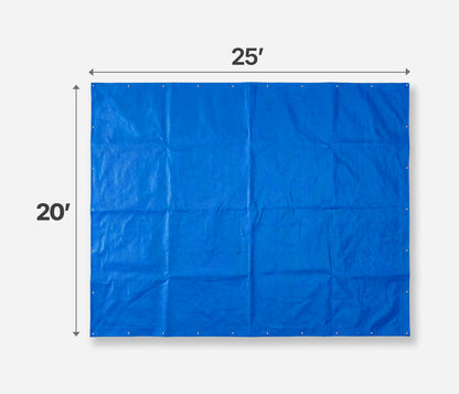 Roof Tarp Kit - 20' x 25' - Heavy Duty