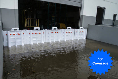 Modular Flood Barrier System - 39" Commercial, Rapid Deploy, Reusable