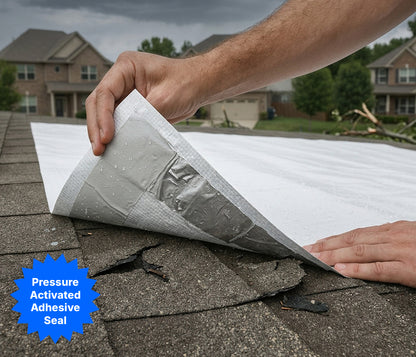 Emergency Roof Tarp - Self-Adhesive