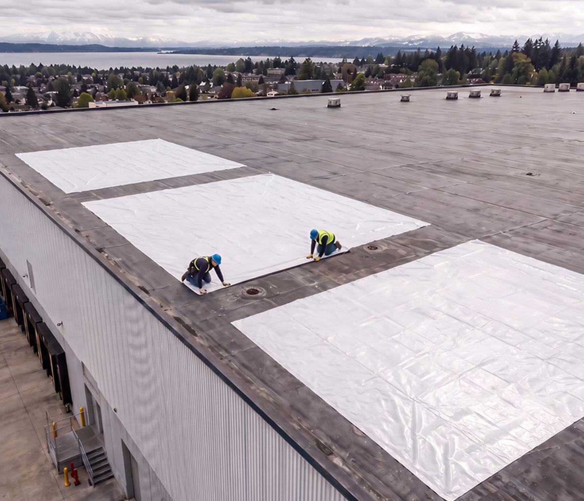 SafetySeal - Self-Adhesive Waterproof Tarp