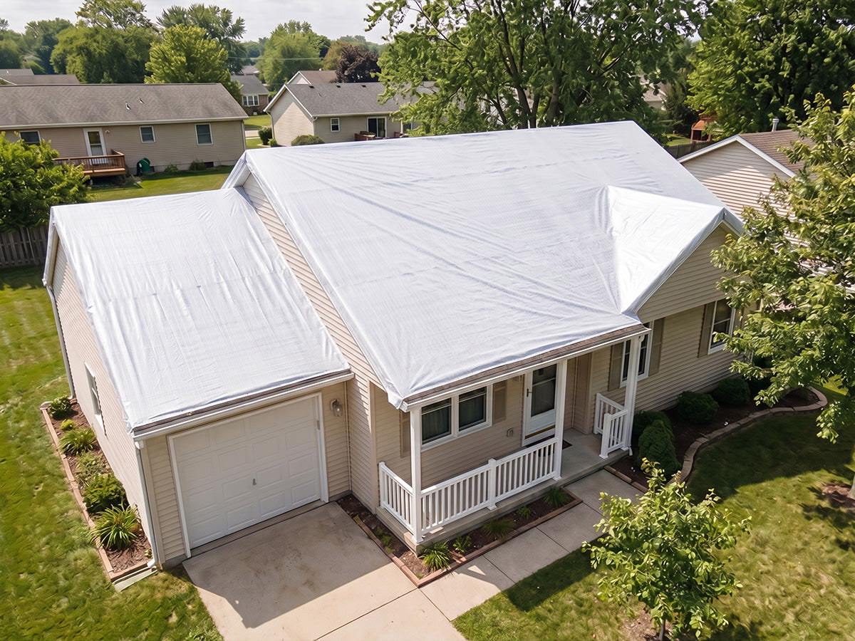 Emergency Roof Sheeting White 