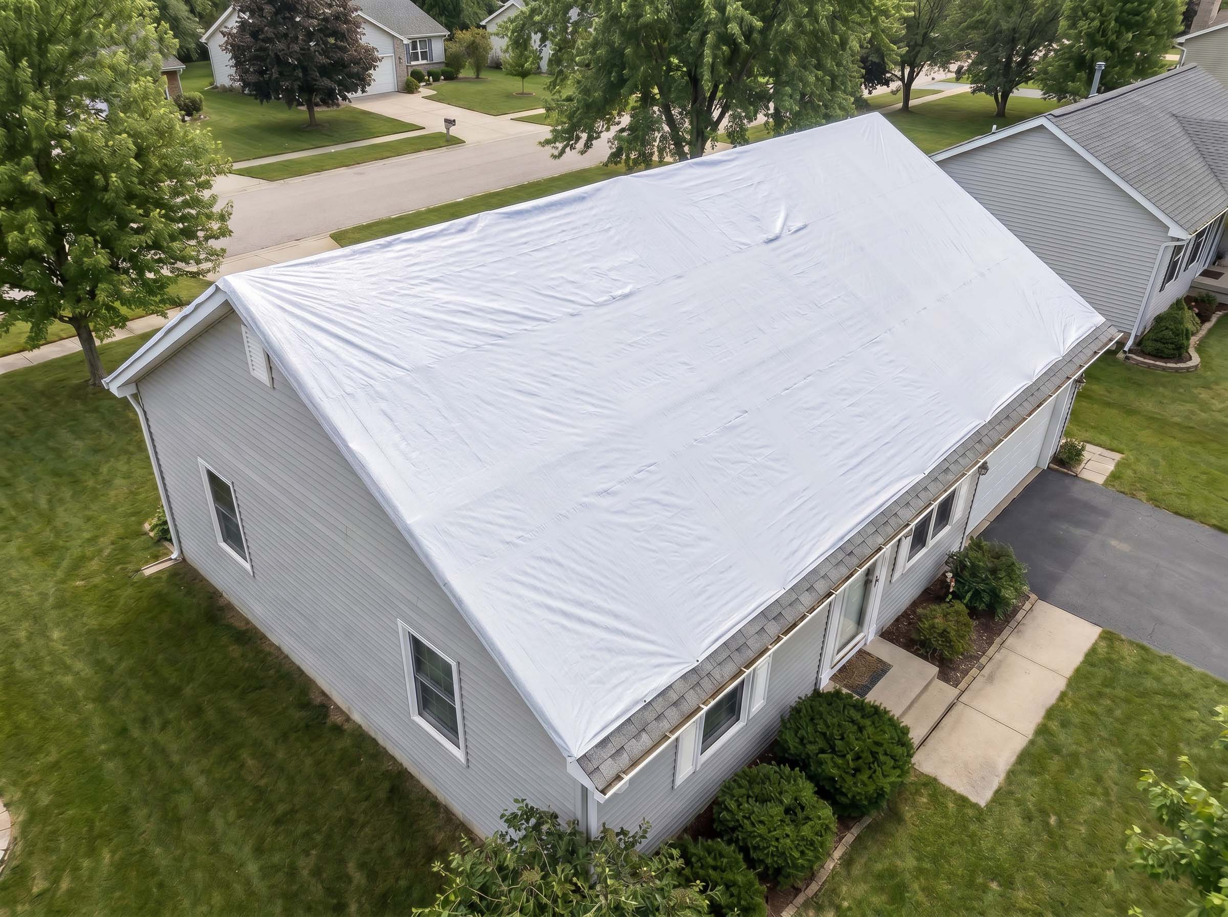Emergency Roof Sheeting White 