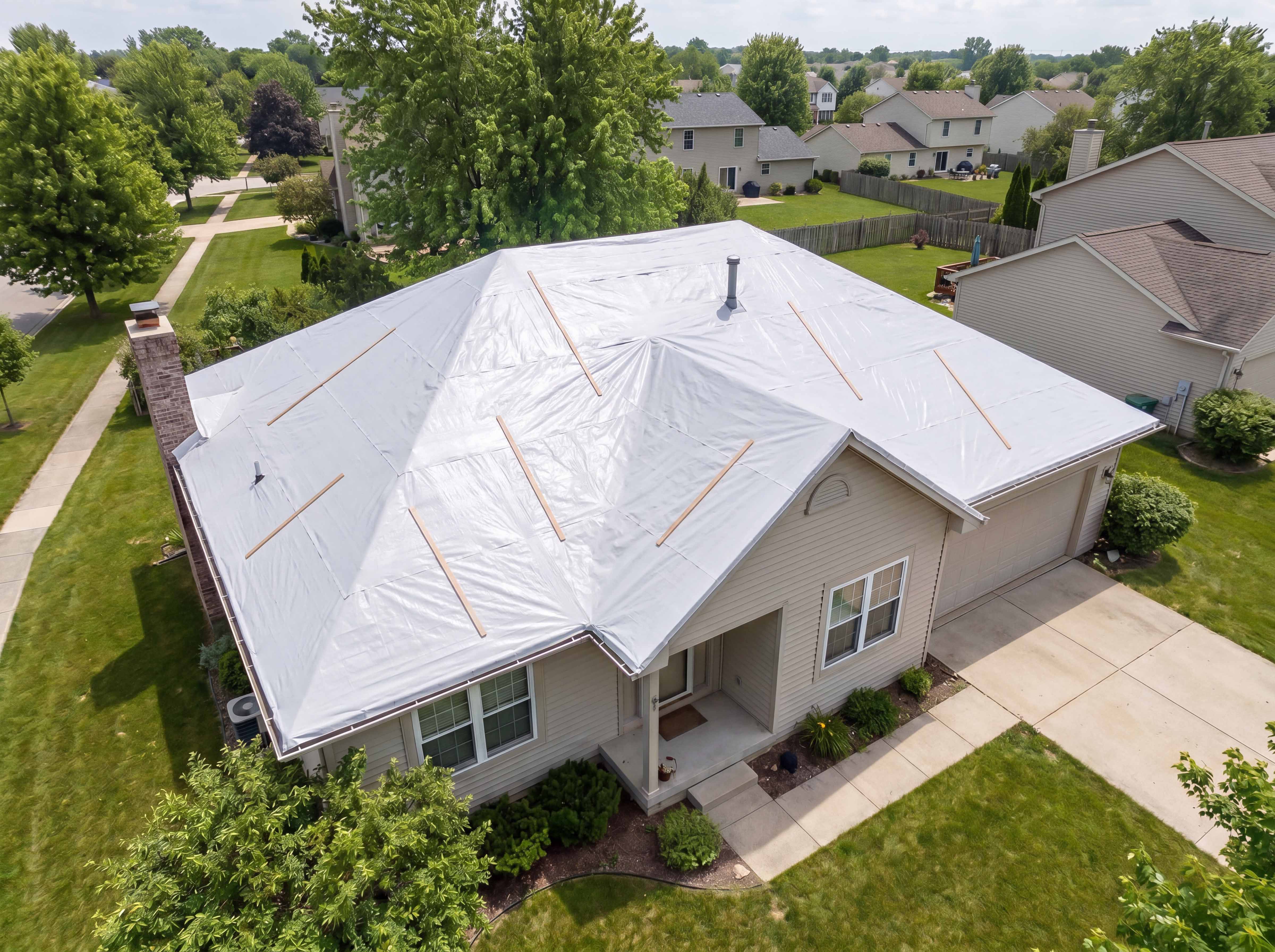 Emergency Roof Sheeting White 