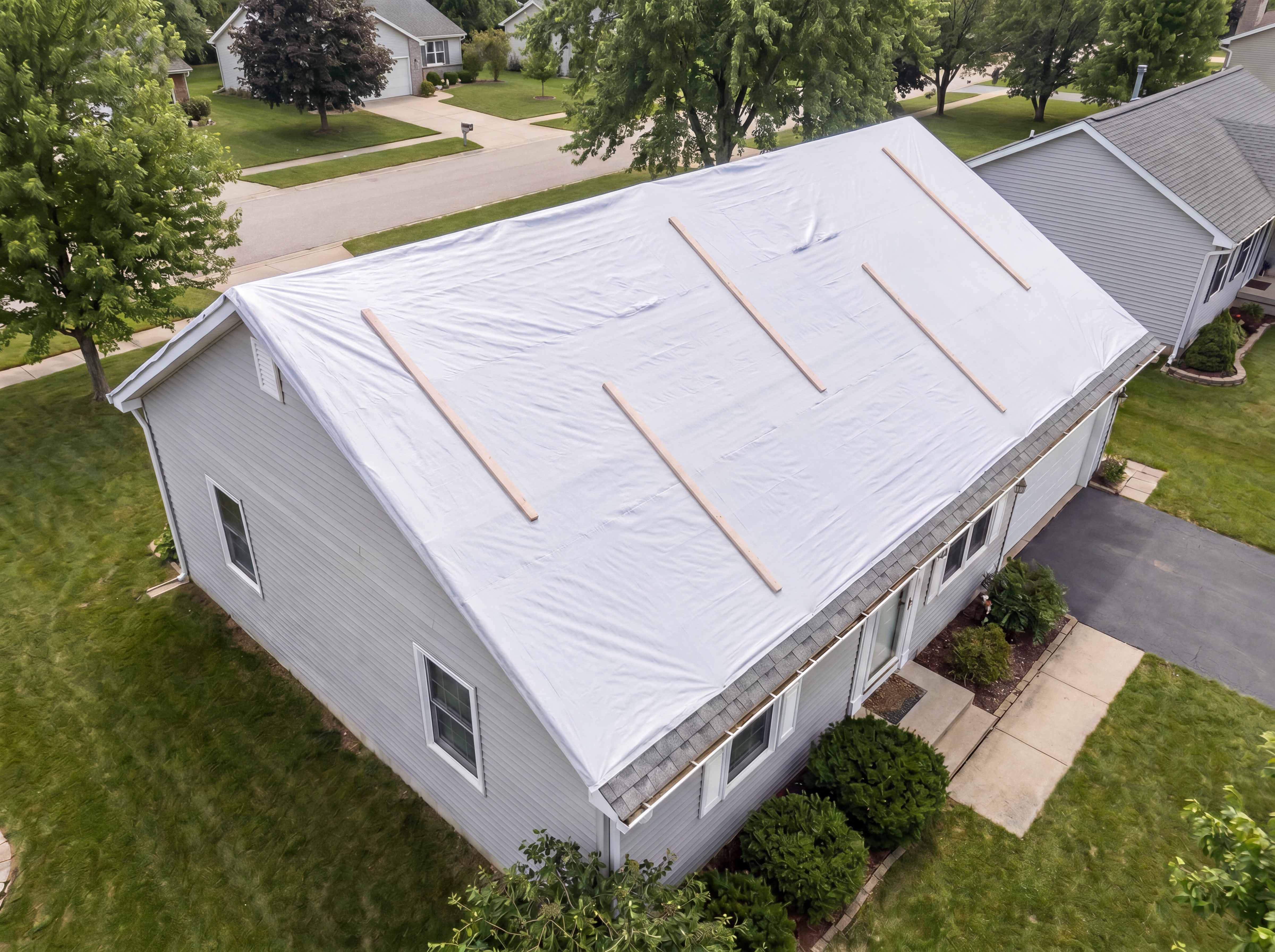 Emergency Roof Sheeting White 